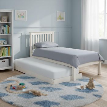 Barcelona Hideaway White Bed