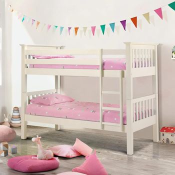 Barcelona White Pine Bunk Bed