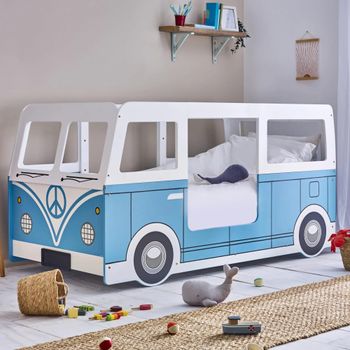 Campervan Light Blue Bunk Bed