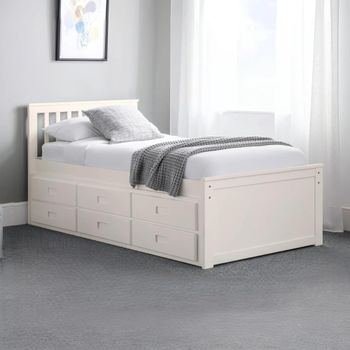 Maisie Captains White Bed
