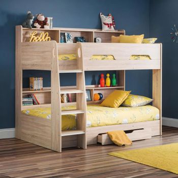 Orion Oak Effect Bunk Bed