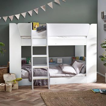 Parsec White Bunk Bed