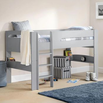 Pluto Midsleeper Grey Bed