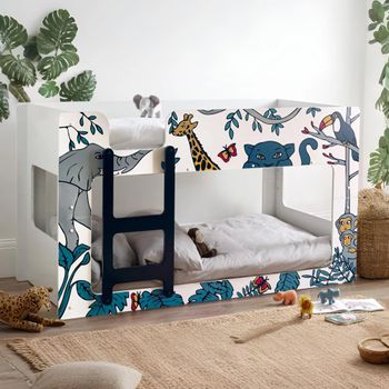 Safari White Bunk Bed