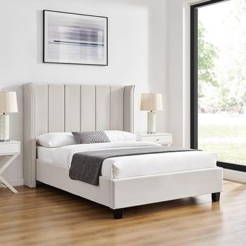 Posey Natural Fabric Bed - Sizes Available
