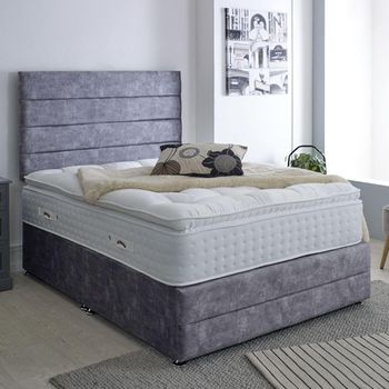 Natural Firm Edge Heritage Bronze 3000 Platform Top Divan Bed - Sizes Available