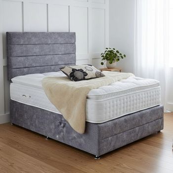 Natural Firm Edge Heritage Platinum 6000 Platform Top Divan Bed - Sizes Available