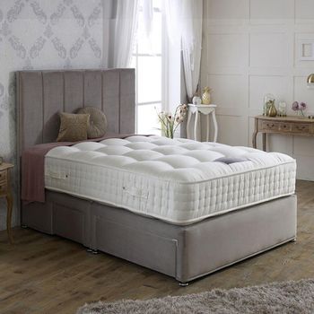 Natural Royal Crown 1000 Platform Top Divan Bed - Sizes Available