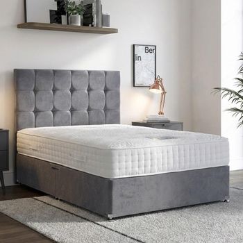 Thermacool Tencel Deluxe 2000 Pocket Spring Platform Top Divan Bed - Sizes Available