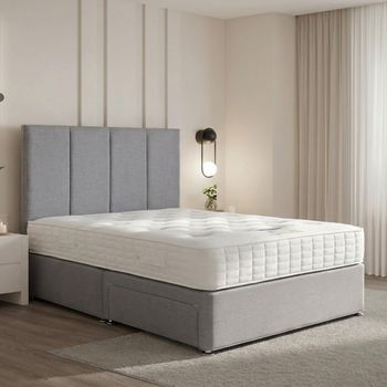 Crystal Orthopaedic Platform Top Divan Bed - Sizes Available