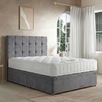 Vermont 1000 Pocket Spring Platform Top Divan Bed - Sizes Available