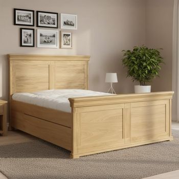 Moreno Oak Bed - Sizes Available