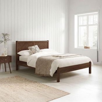 Herringford Walnut Bed - Sizes Available