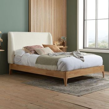 Halfden White 5ft King Size Bed