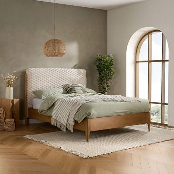 Hatti White Bed - Sizes Available