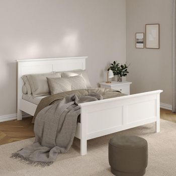 Paris White 3ft Single Bed