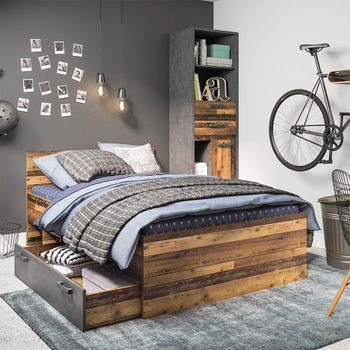 Brooklyn Rustic 4ft Small Double Bed