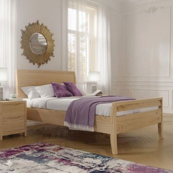 Stockholm Oak Bed - Sizes Available