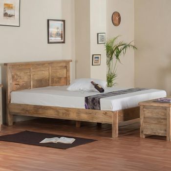 Odisha Solid Mango Wood Bed - Sizes Available