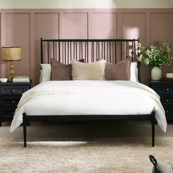 Floyd Spindle Black Metal Bed - Sizes Available