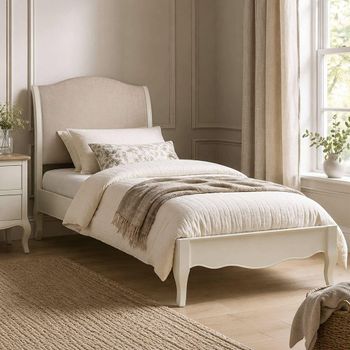 Camille Ivory French Style Bed - Sizes Available
