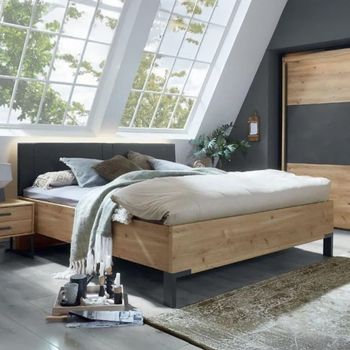 Breda Bianco Oak Wooden Headboard - Sizes Available