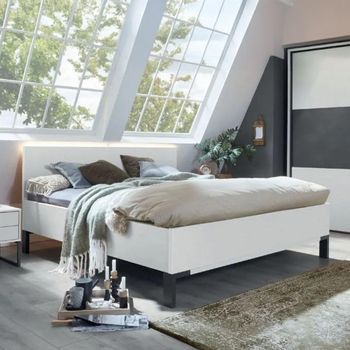 Breda White Wooden Headboard - Sizes Available