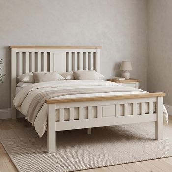 Melbourne White Painted Bed - Sizes Available