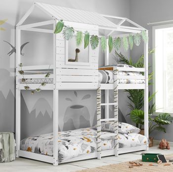 Adventure Kids White Bunk Bed