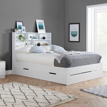 Alfie White Storage Bed - Sizes Available