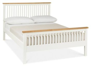 Atlanta Two Tone 5ft King Size High Footend Bed