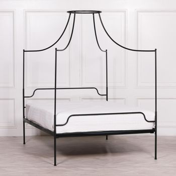 Black Metal Poster 5ft King Size Bed