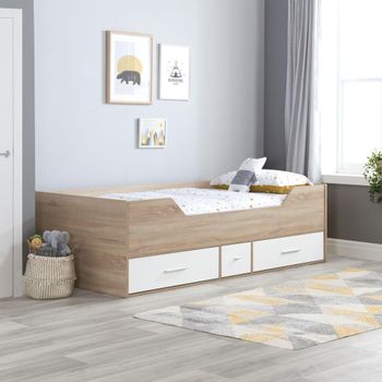 Camden Kids Cabin Oak Bed