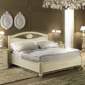 Siena Italian Ivory Ferro Bed - Sizes Available