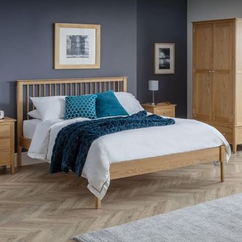 Cotswold Oak Slatted Bed - Sizes Available