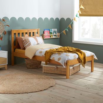 Denver Solid Pine Slatted Bed - Sizes Available