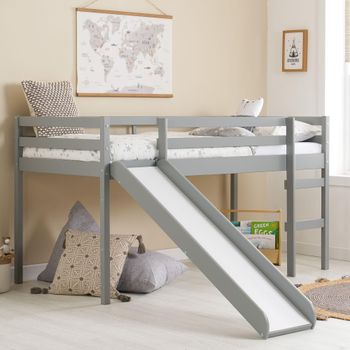 Frankie Kids Midi Sleeper Grey Bed
