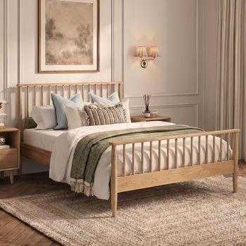 Jenson Oak Slatted Bed - Sizes Available