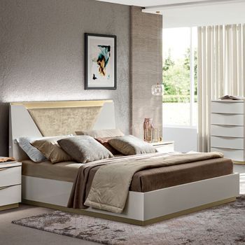 Kharma Italian White Cushion Headboard - Sizes Available