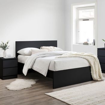 Oslo Black 5ft King Size Bed