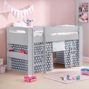 Pluto Midsleeper Grey Star Tent Bed
