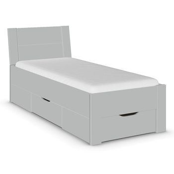Aditio Silk Grey 3ft Single Bed