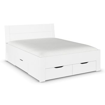 Aditio Alpine White 5ft King Size Bed