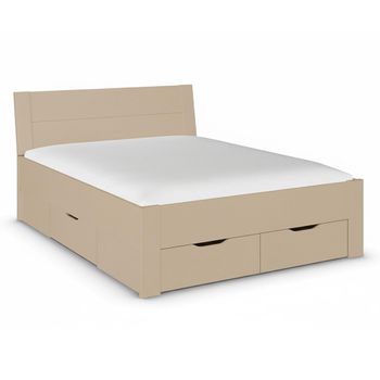 Aditio Champagne 5ft King Size Bed