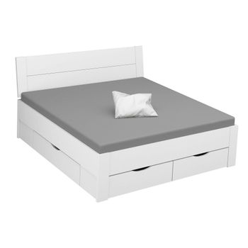 Aditio Alpine White 6ft Queen Size Bed