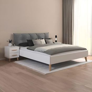 Skandi Alpine White 5ft King Size Bed