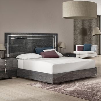 Sarah Grey Birch Bed - Sizes Available