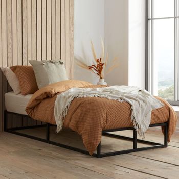 Soho Platform Black Metal Bed - Sizes Available