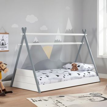 Teepee Kids White Bed