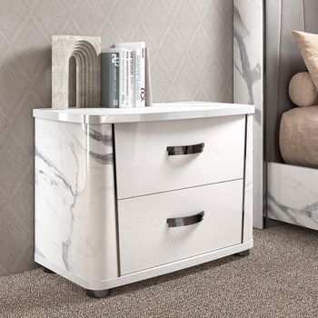 Anna White 2 Drawer Bedside Cabinet